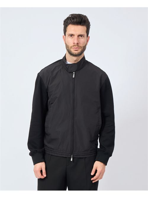 Armani Exchange men's jacket black full zip